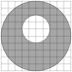 На клетчатой бумаге два круга площадь внутреннего 2. Площадь внутреннего круга. Площадь внутреннего круга 12 Найдите площадь заштрихованной фигуры. На клетчатой бумаге изображены два круга площадь круга равна 2.. Площадь внутреннего круга равна 40