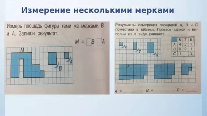 Площадь разными способами