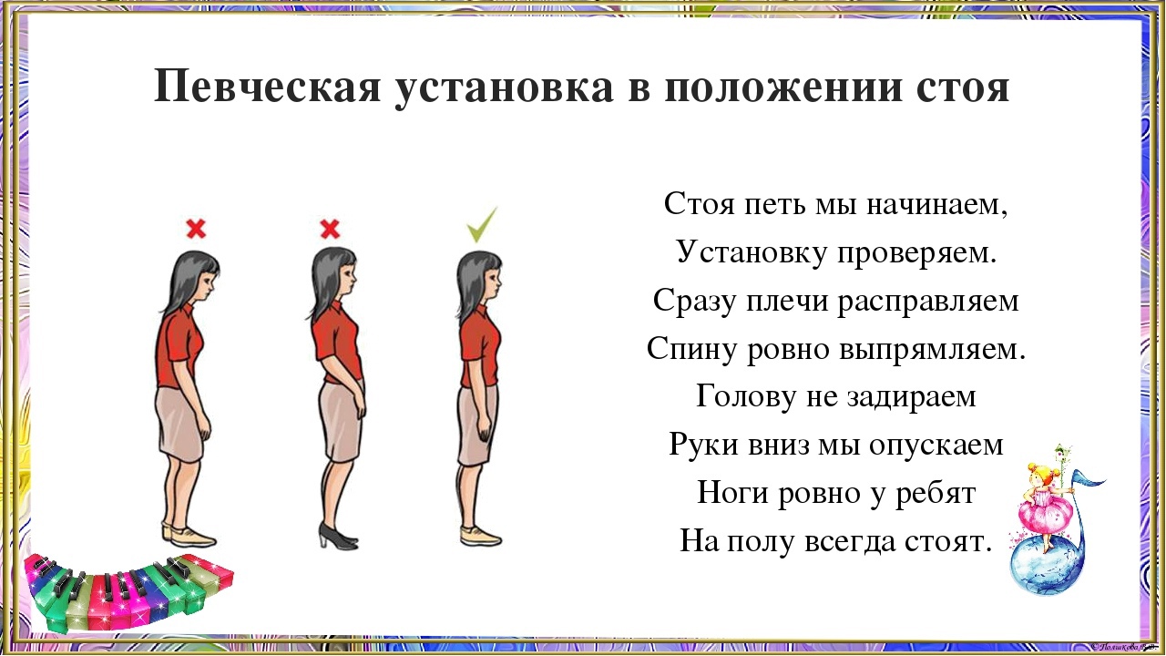 Как правильно singing. Правильная певческая установка. Правила во время пения. Правильная позиция при пении. Вокальные позиции в пении.